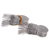 Maxbell 500Pcs Silver Wire Loop DIY Needle Threader Insertion Hand Machine Sewing