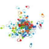 Maxbell 400pcs Plastic Assorted Knitting Craft Crochet Locking Stitch Needle Clips