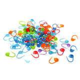 Maxbell 12Pcs Bobbin Holder + 100pcs Plastic Knitting Crochet Stitch Needle Clips