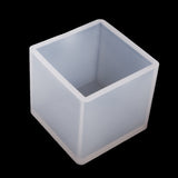 Maxbell 2x Silicone DIY Molds for Resin Jewelry Making Decor Craft Tool Cube 35/65mm