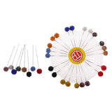 Maxbell 30 Pieces Multicolor Rhinestone Hijab Pins Scarf Shawl Tailor Sewing Snag-Free Pins Brooch - Aladdin Shoppers
