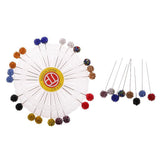 Maxbell 30 Pieces Multicolor Rhinestone Hijab Pins Scarf Shawl Tailor Sewing Snag-Free Pins Brooch - Aladdin Shoppers