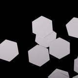 Maxbell Pack of 500 Hexagon Shape English PAPER PIECING Quilting Templates Crafts