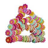 Maxbell 150Pcs Daisy Flower Wooden 2-holes Buttons for Crafts Scrapbooking 20mm 25mm