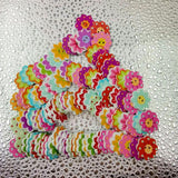 Maxbell 150Pcs Daisy Flower Wooden 2-holes Buttons for Crafts Scrapbooking 20mm 25mm