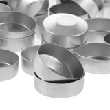 Maxbell 300x Aluminum Tealight Cups Centerpieces Candles Wax Case Tin T-Light Holder