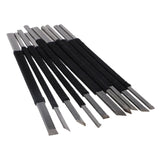 10 Pieces/Set Steel Gravers Chisel Stone Seal Craft Wood Engraving Tools DIY