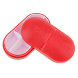 Maxbell Maxbell 1pc Travel Pill Box Medicine Tablet Storage Vitamine Organiser  Red