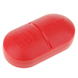 Maxbell Maxbell 1pc Travel Pill Box Medicine Tablet Storage Vitamine Organiser  Red