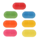 Maxbell Maxbell 1pc Travel Pill Box Medicine Tablet Storage Vitamine Organiser  Red