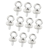 Maxbell 20Pieces Sterling Silver Pendant Clasp Pearl Bail Eye Pins Connectors Supply - Aladdin Shoppers