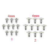 Maxbell 10pcs 925 Sterling Silver Earring Back Stopper Earnuts Jewelry Findings 4mm - Aladdin Shoppers