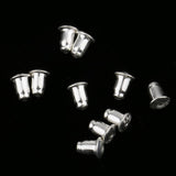 Maxbell 10pcs 925 Sterling Silver Earring Back Stopper Earnuts Jewelry Findings 4mm - Aladdin Shoppers