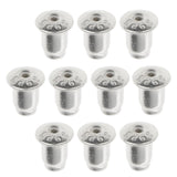 Maxbell 10pcs 925 Sterling Silver Earring Back Stopper Earnuts Jewelry Findings 4mm - Aladdin Shoppers