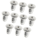 Maxbell 10pcs 925 Sterling Silver Earring Back Stopper Earnuts Jewelry Findings 4mm - Aladdin Shoppers