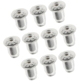 Maxbell 10pcs 925 Sterling Silver Earring Back Stopper Earnuts Jewelry Findings 4mm - Aladdin Shoppers