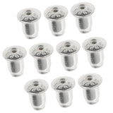 Maxbell 10pcs 925 Sterling Silver Earring Back Stopper Earnuts Jewelry Findings 4mm - Aladdin Shoppers