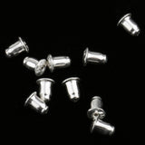 Maxbell 10pcs 925 Sterling Silver Earring Back Stopper Earnuts Jewelry Findings 4mm - Aladdin Shoppers