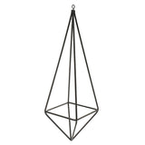 20xHanging Metal Tillandsia Air Plant Rack Holder Flower Pot Black Color