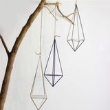 20xHanging Metal Tillandsia Air Plant Rack Holder Flower Pot Black Color