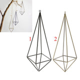 20xHanging Metal Tillandsia Air Plant Rack Holder Flower Pot Black Color