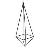 20xHanging Metal Tillandsia Air Plant Rack Holder Flower Pot Black Color