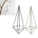 20xHanging Metal Tillandsia Air Plant Rack Holder Flower Pot Black Color