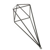 20xHanging Metal Tillandsia Air Plant Rack Holder Flower Pot Black Color