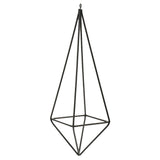 20xHanging Metal Tillandsia Air Plant Rack Holder Flower Pot Black Color