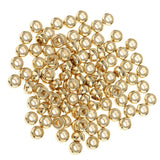 Maxbell 100 Pieces Copper Spacer Beads fit Buddha Bead String Charm Bracelet Chain 5mm - Aladdin Shoppers