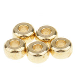 Maxbell 100 Pieces Copper Spacer Beads fit Buddha Bead String Charm Bracelet Chain 5mm - Aladdin Shoppers