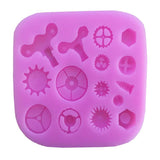 Maxbell Gear Screws Shape Silicone Fondant Cake Mould Sugar Craft Decorating Mold Cake Modeling Tools - Aladdin Shoppers