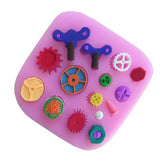 Maxbell Gear Screws Shape Silicone Fondant Cake Mould Sugar Craft Decorating Mold Cake Modeling Tools - Aladdin Shoppers