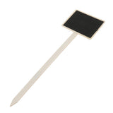 Maxbell 40 Pieces Mini Wooden Blackboard Chalkboard Tags Garden Wedding Use
