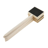 Maxbell 40 Pieces Mini Wooden Blackboard Chalkboard Tags Garden Wedding Use
