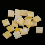 Maxbell 500Pieces Vitreous Glass Mosaic Tiles for Arts DIY Crafts Light Orange&Brown