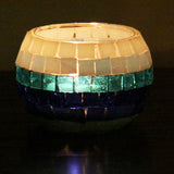 Maxbell 500Pieces Vitreous Glass Mosaic Tiles for Arts DIY Crafts Light Orange&Brown