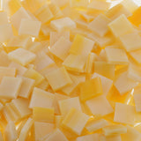 Maxbell 500Pieces Vitreous Glass Mosaic Tiles for Arts DIY Crafts Light Orange&Brown