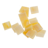 Maxbell 500Pieces Vitreous Glass Mosaic Tiles for Arts DIY Crafts Light Orange&Brown