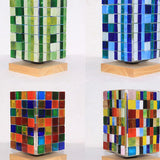 Maxbell 500 Pieces Vitreous Glass Mosaic Tiles for Art DIY Crafts