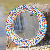 Maxbell 500 Pieces Vitreous Glass Mosaic Tiles for Art DIY Crafts