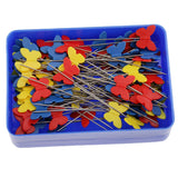 Maxbell Round Magnetic Sewing Pin Holder Pin Cushion with 85pcs Patchwork Pins