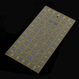 Maxbell 2pcs Plastic Square Rectangle Quilting Templates Patchwork Sewing Rulers