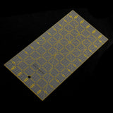 Maxbell 2pcs Plastic Square Rectangle Quilting Templates Patchwork Sewing Rulers