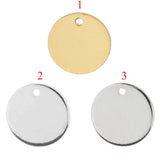 Pack of 20PCS Alloy Round Pieces With Hole For Jewelry Necklace Earrings Jewelry Bracelet Making Craft Projects DIY Gold