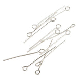 Maxbell 1000Pc Mixed Silver Eye Pins Findings Head Pins 20mm&26mm,DIY Jewelry Making
