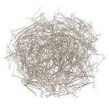 Maxbell 1000Pc Mixed Silver Eye Pins Findings Head Pins 20mm&26mm,DIY Jewelry Making