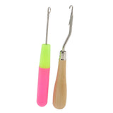 2 Set Rabbit Pillowcase Latch Hook Kit and 2pcs Latch Hook Tool for Beginner