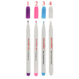 4 Pieces 1mm Air Erasable/Water Soluble Pens Temporary Marking Disappearing Ink Drafting Pens for Cloth