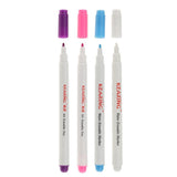 4 Pieces 1mm Air Erasable/Water Soluble Pens Temporary Marking Disappearing Ink Drafting Pens for Cloth